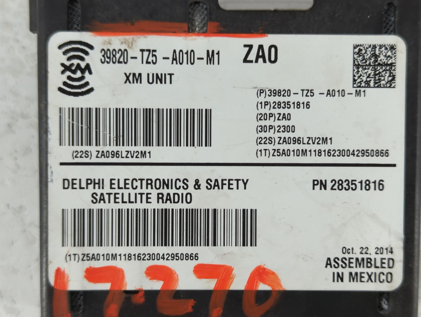 Mercedes-benz Ml Chassis Control Module Ccm Bcm Body Control 28351816 - Oemusedautoparts1.com