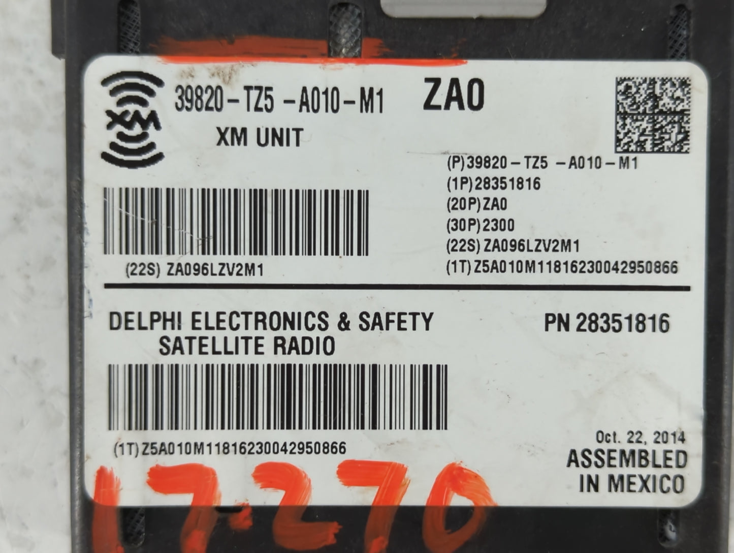 Mercedes-benz Ml Chassis Control Module Ccm Bcm Body Control 28351816 - Oemusedautoparts1.com