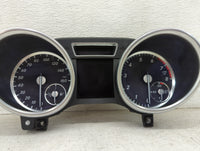 2014 Mercedes-Benz Ml350 Instrument Cluster Speedometer Gauges P/N:A1669006910 0263683187, A1669019601, A1729027704 Miles:43