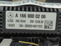 2014-2015 Mercedes-Benz Ml350 Climate Control Module Temperature AC/Heater Replacement P/N:A 166 900 02 06 Fits OEM Used Aut