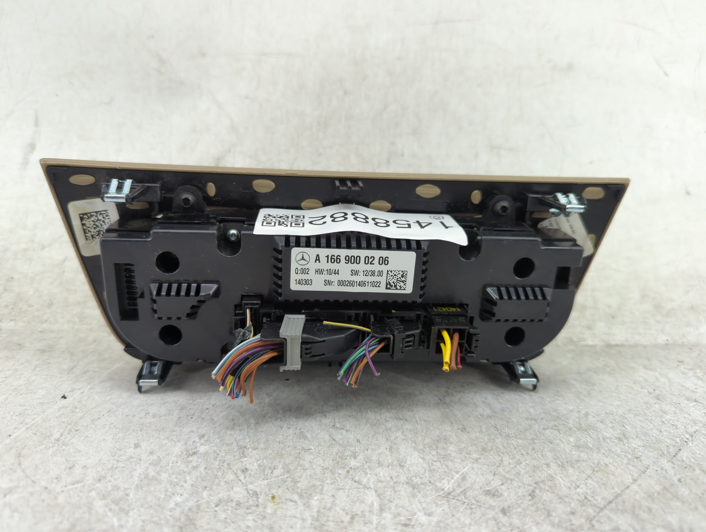 2014-2015 Mercedes-Benz Ml350 Climate Control Module Temperature AC/Heater Replacement P/N:A 166 900 02 06 Fits OEM Used Aut