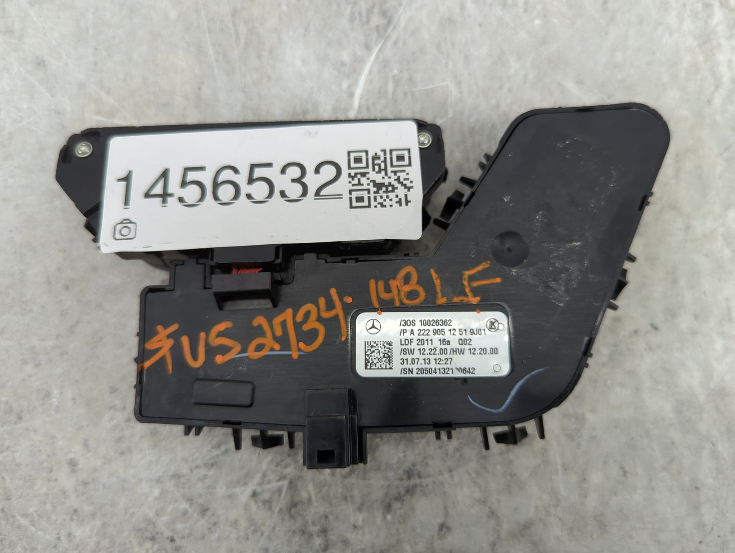 2014 Mercedes-benz S550 Seat Control Module A2229051251|10026362 - Oemusedautoparts1.com