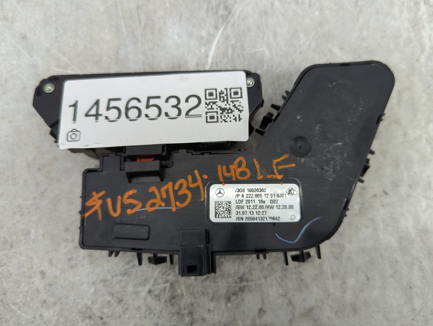2014 Mercedes-benz S550 Seat Control Module A2229051251|10026362 - Oemusedautoparts1.com