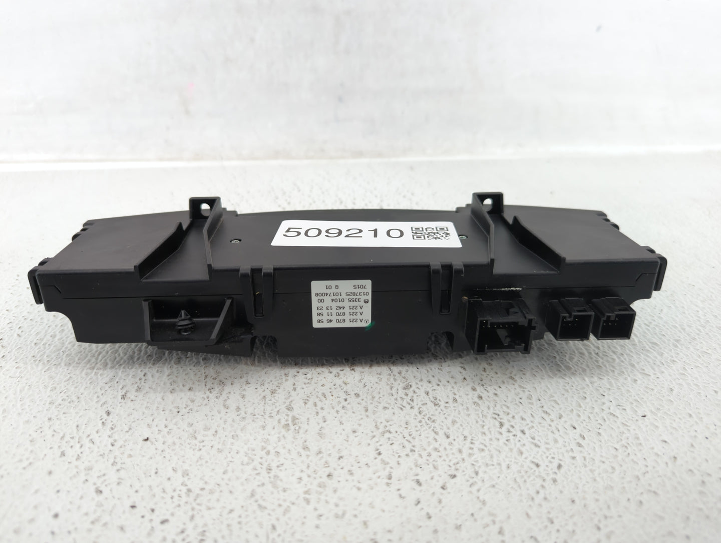 2014 Mercedes-Benz S550 Climate Control Module Temperature AC/Heater Replacement P/N:A 221 870 46 58 Fits OEM Used Auto Part