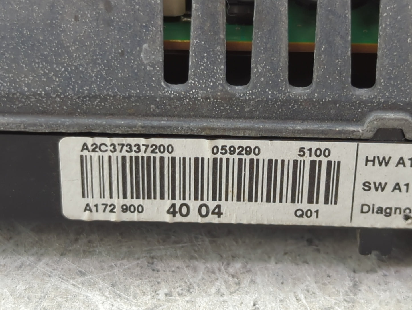 2014 Mercedes-benz Slk Information Display Screen - Oemusedautoparts1.com