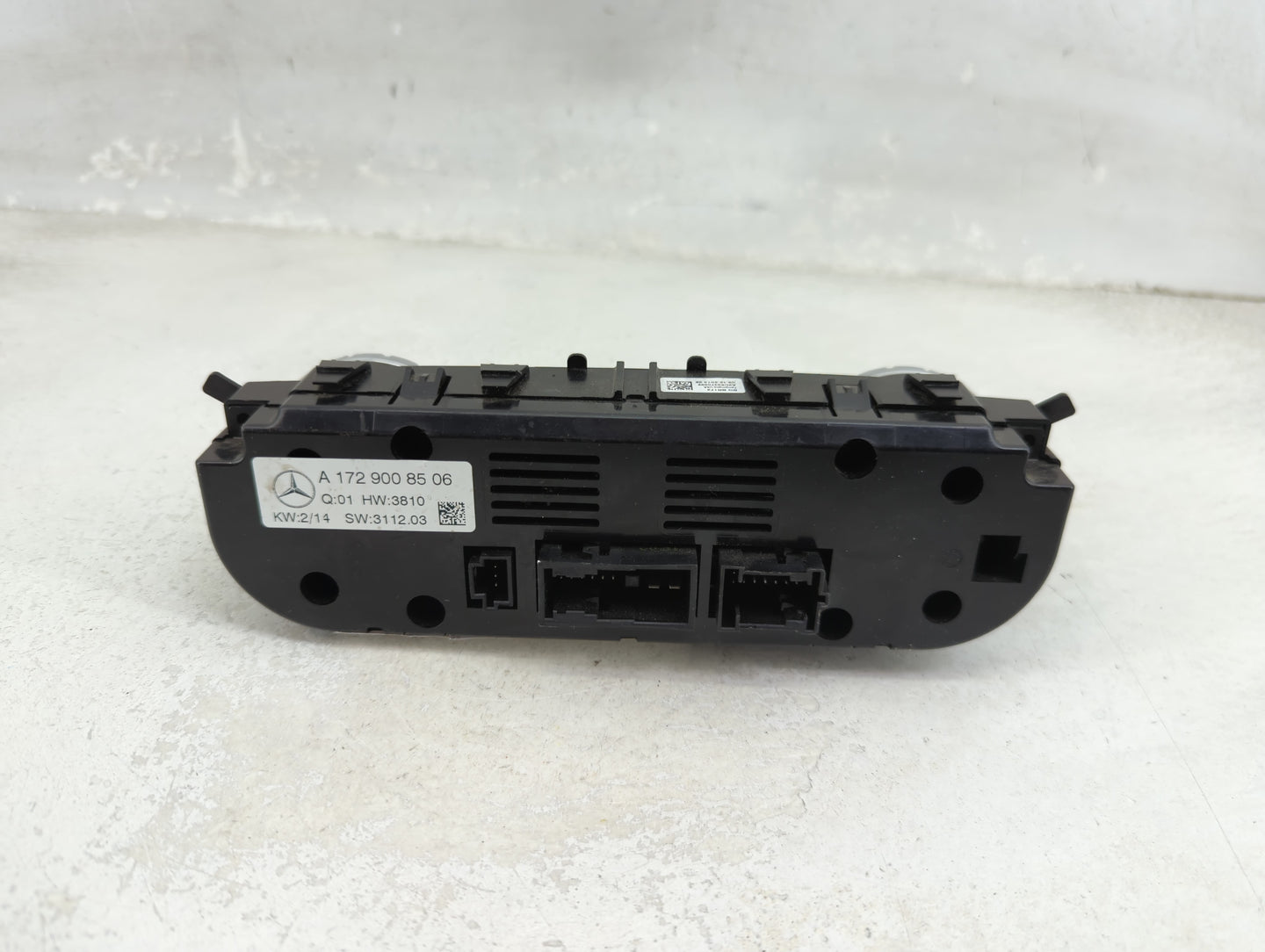 2013-2016 Mercedes-Benz Slk Climate Control Module Temperature AC/Heater Replacement P/N:A1729008506 Fits Fits 2013 2014 201