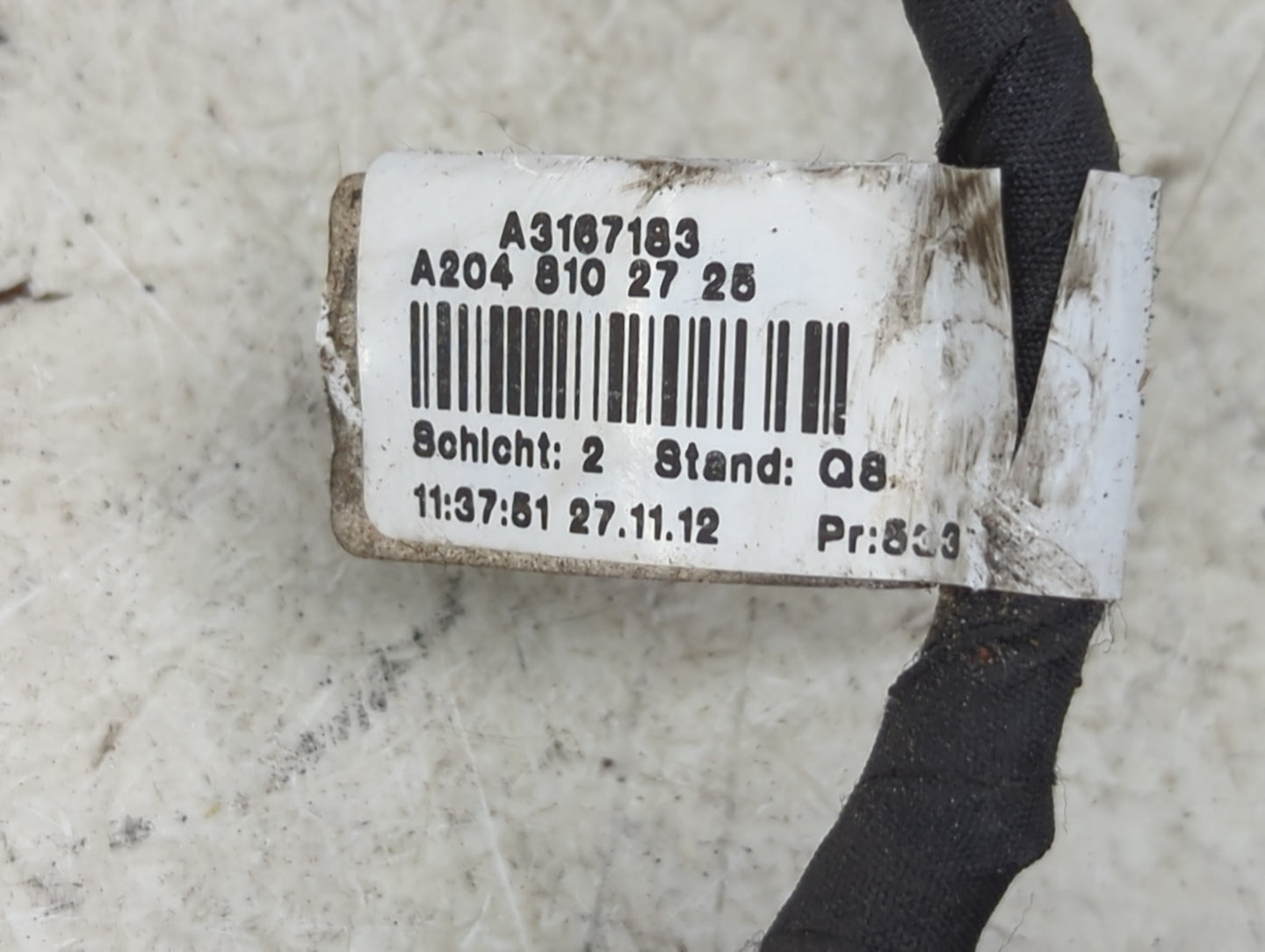 2014 Mercedes C-Class Driver Side View Mirror - Left Door Mirror OEM Used - Oemusedautoparts1.com