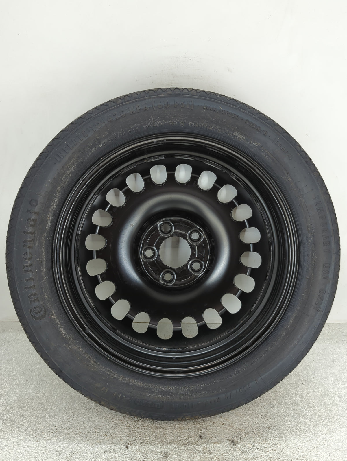 2014 Mercedes E350 Spare Donut Tire Wheel Rim Oem - Oemusedautoparts1.com