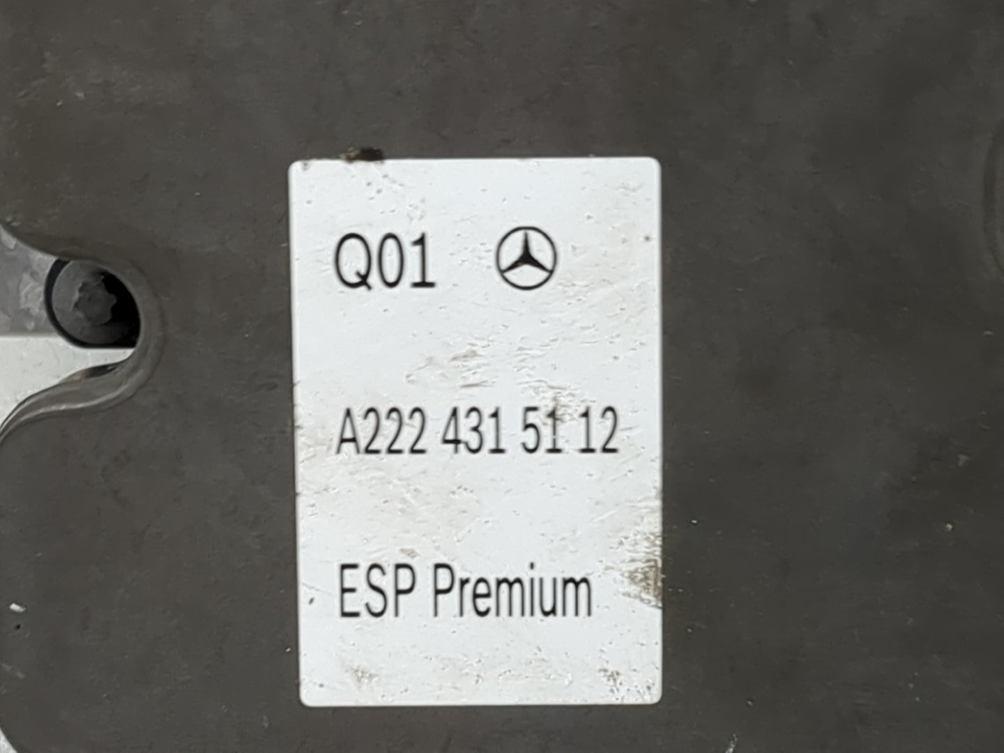 2014 Mercedes S550 ABS Pump Control Module Replacement P/N:A2224315112 0265249549, 2695491312, 1302251101196 Fits OEM Used A