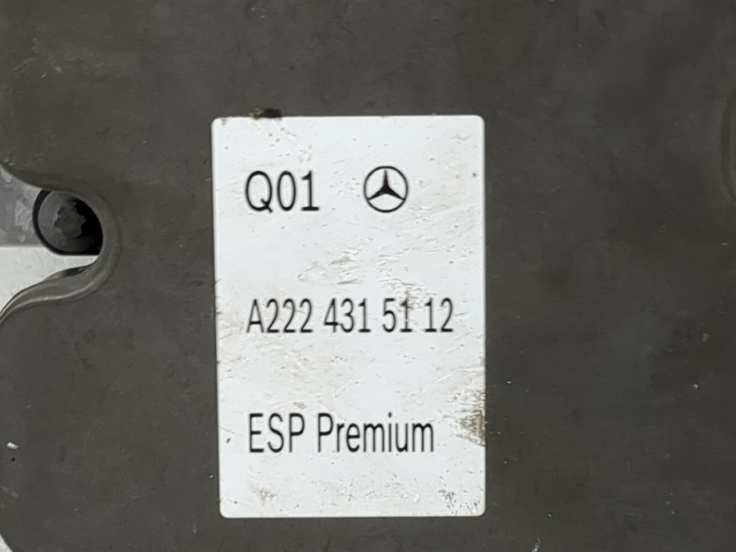 2014 Mercedes S550 ABS Pump Control Module Replacement P/N:A2224315112 0265249549, 2695491312, 1302251101196 Fits OEM Used A