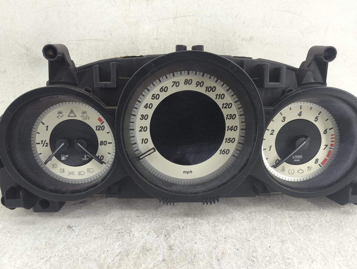 2014 Mercedes Benz E Class Instrument Cluster Speedometer Gauges P/N:A2129000925 A2C53435305, A2C30473300 Miles:134K Fits OE
