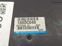 2014 Mercury Milan PCM Engine Control Computer ECU ECM PCU OEM P/N:1860C040 Fits OEM Used Auto Parts - Oemusedautoparts1.com