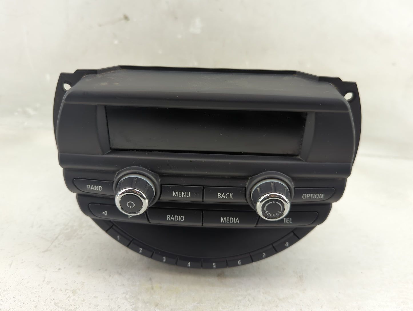 2014 Mini Cooper Radio AM FM Cd Player Receiver Replacement P/N:9344046 Fits OEM Used Auto Parts - Oemusedautoparts1.com