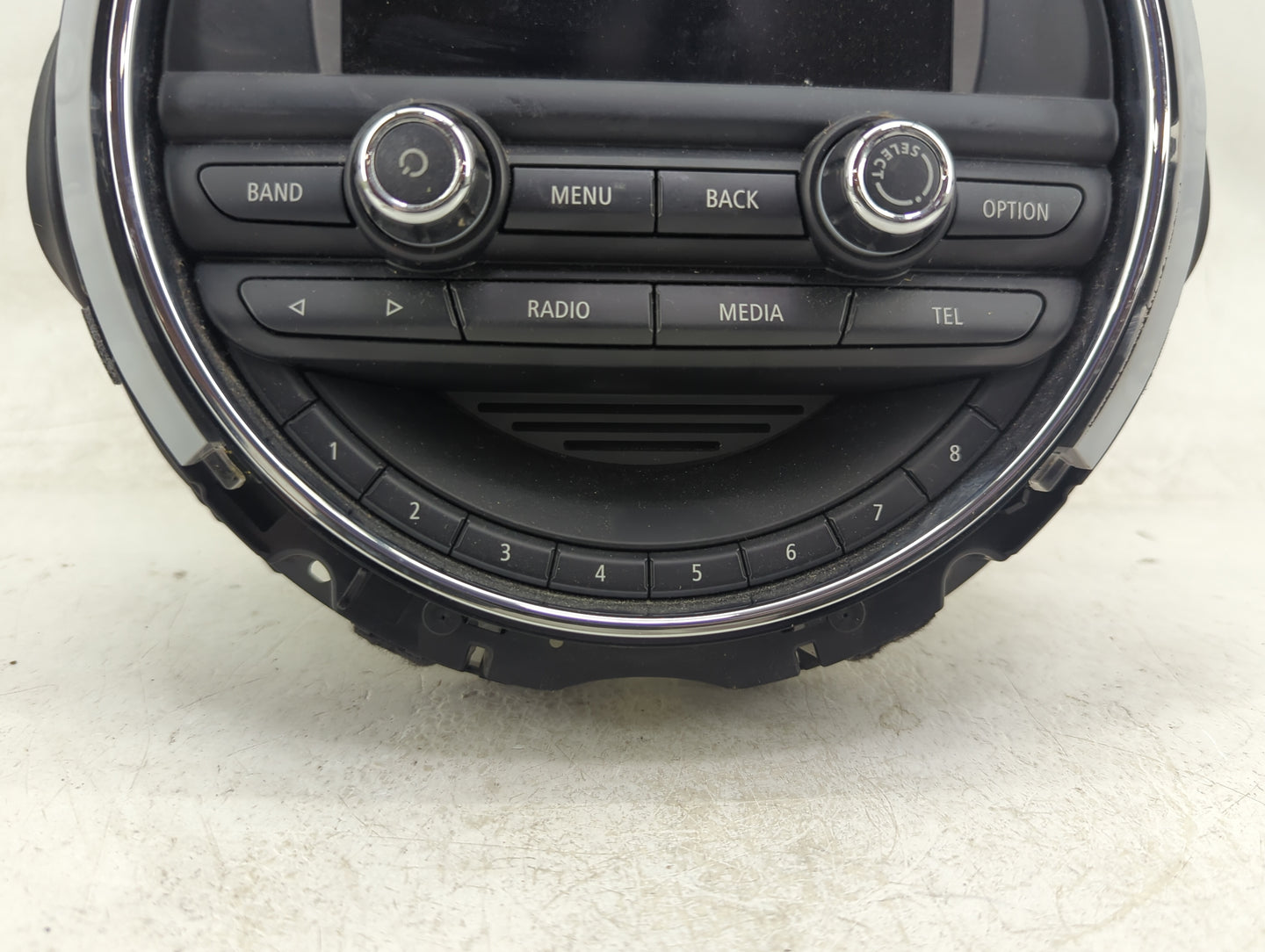 2014 Mini Cooper Radio AM FM Cd Player Receiver Replacement P/N:9344046 Fits OEM Used Auto Parts - Oemusedautoparts1.com