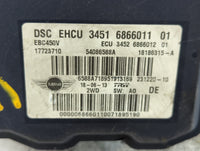 2012-2013 Mini Cooper Anti-Lock Brake ABS Pump Module Actuator OEM P/N:54086588A 17723710, 3451 6866011 01 Fits Fits 2012 20