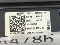 2011-2014 Mini Cooper Climate Control Module Temperature AC/Heater Replacement P/N:9341115-03 BC934111503 Fits OEM Used Auto