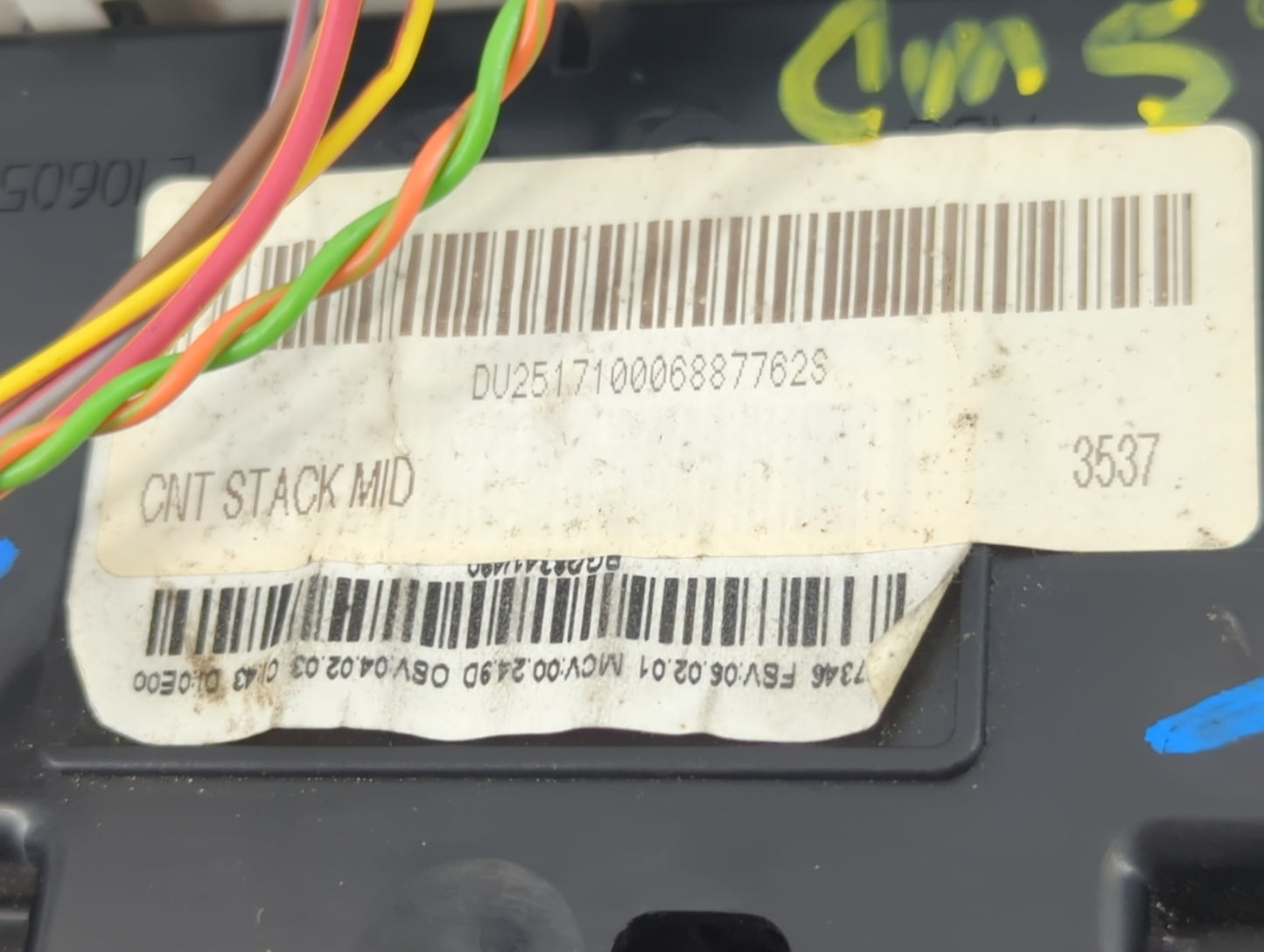 2014 Mini Cooper Clubman Climate Control Module Temperature AC/Heater Replacement Fits Fits 2011 2012 2013 OEM Used Auto Par