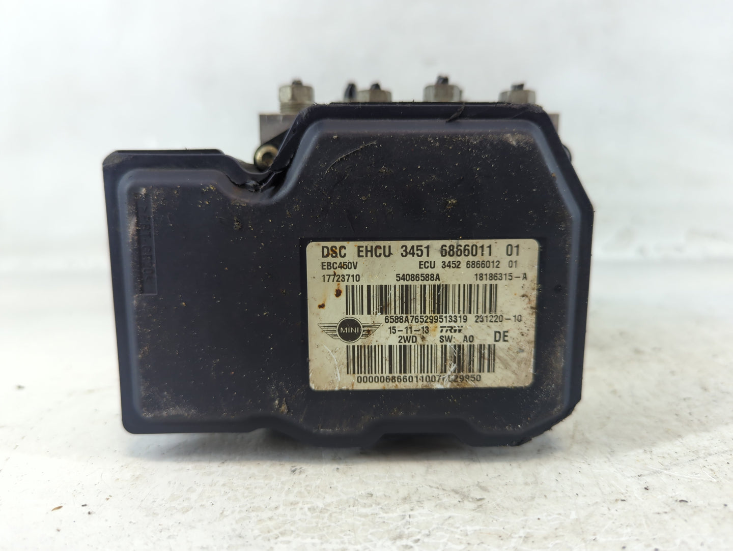2013-2015 Mini Cooper Countryman ABS Pump Control Module Replacement P/N:17723710 54086588A, 6866011 01 Fits Fits 2013 2014 