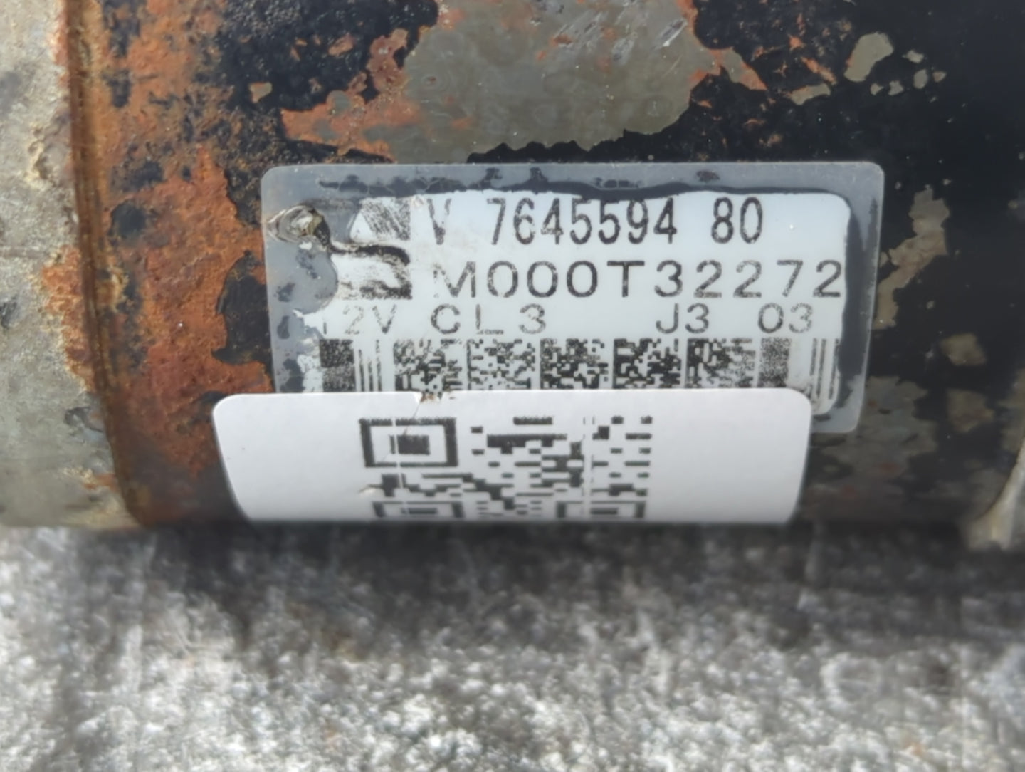 2011-2016 Mini Cooper Countryman Car Starter Motor Solenoid OEM P/N:M000T32272 7645594 80 Fits OEM Used Auto Parts - Oemused