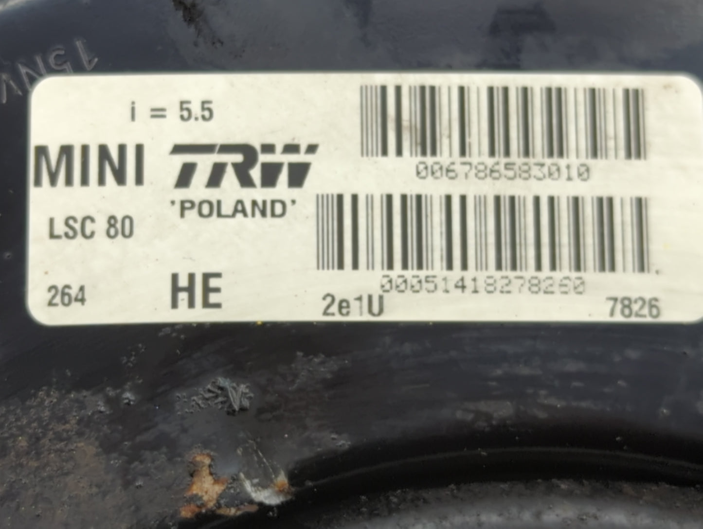 2013-2016 Mini Cooper Paceman Power Brake Booster Oem - Oemusedautoparts1.com