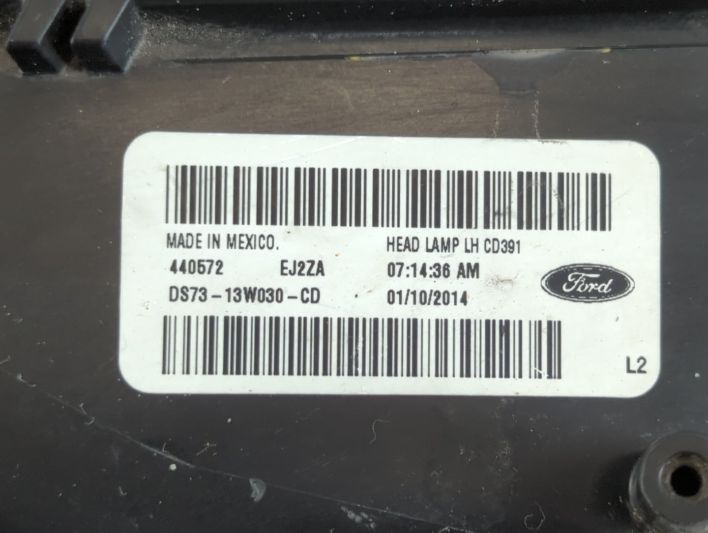 2013-2016 Mini Cooper Paceman Tail Light Assembly Driver Left OEM P/N:DS73-13W030-CD Fits Fits 2013 2014 2015 2016 OEM Used 