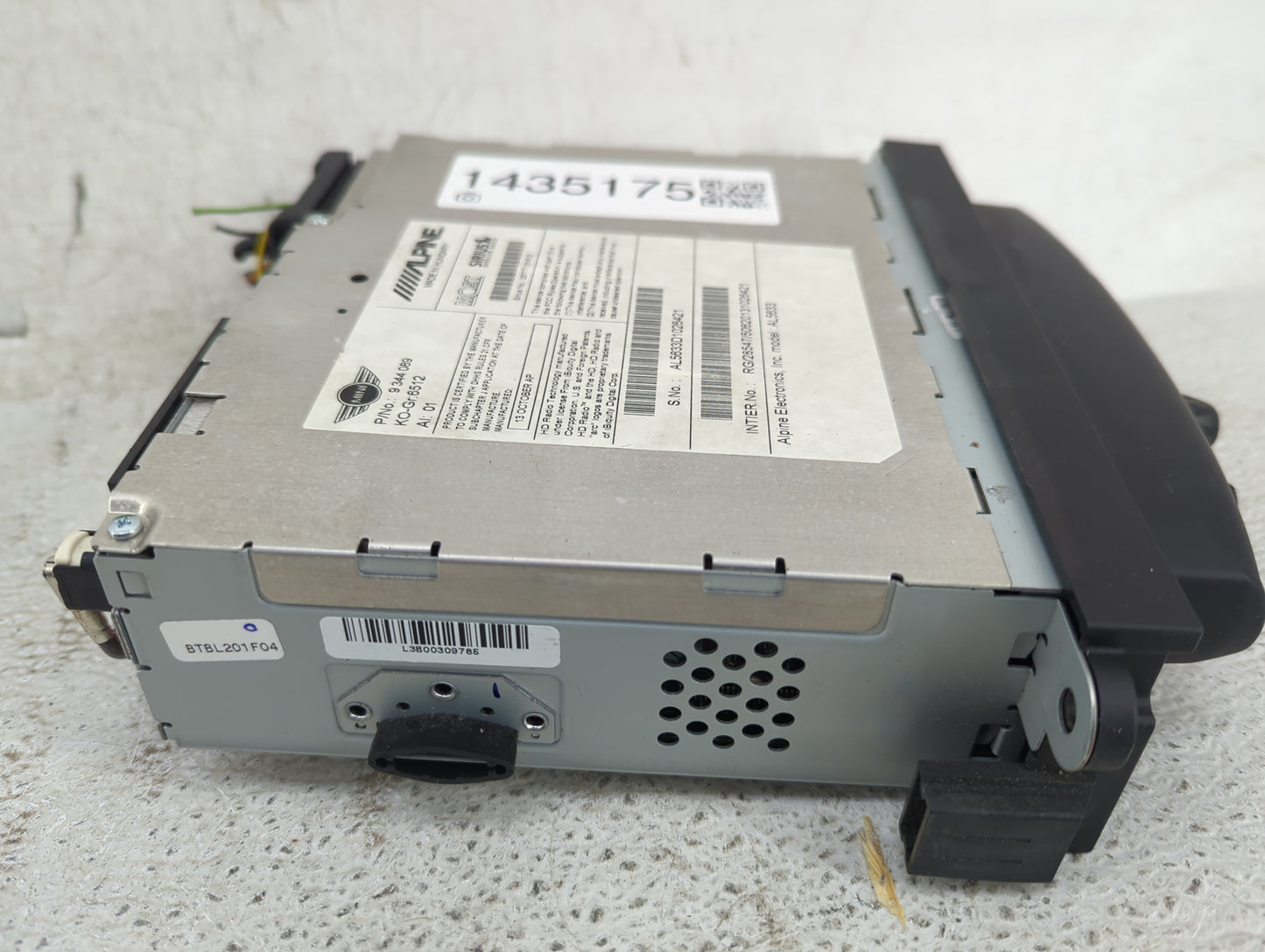 2014 Mini Countryman Radio AM FM Cd Player Receiver Replacement P/N:9344089 KO-Gr6512, AL5633 Fits Fits 2013 2015 2016 OEM U