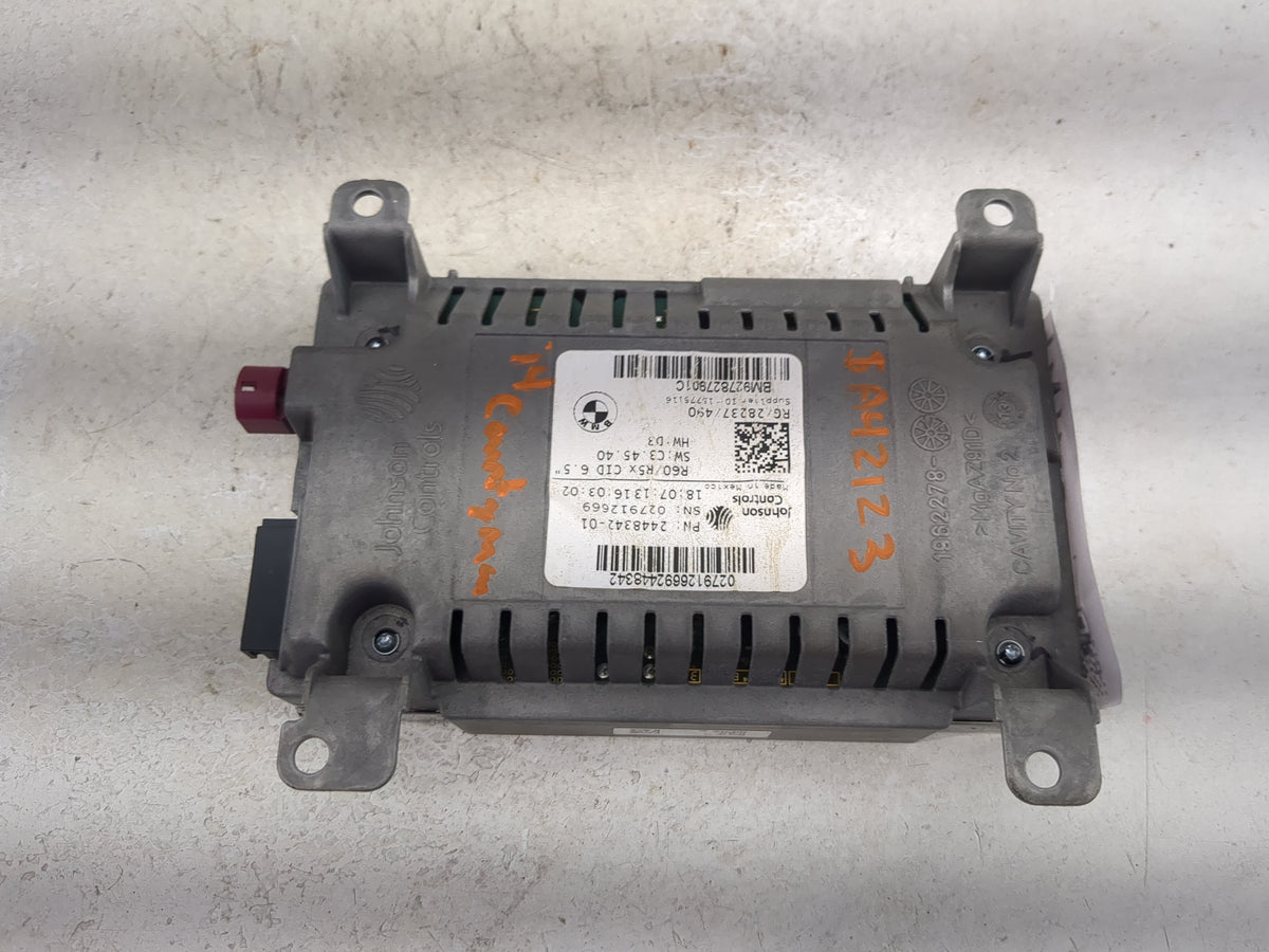 Mini Countryman Information Radio Display Screen 1512016 - Oemusedautoparts1.com