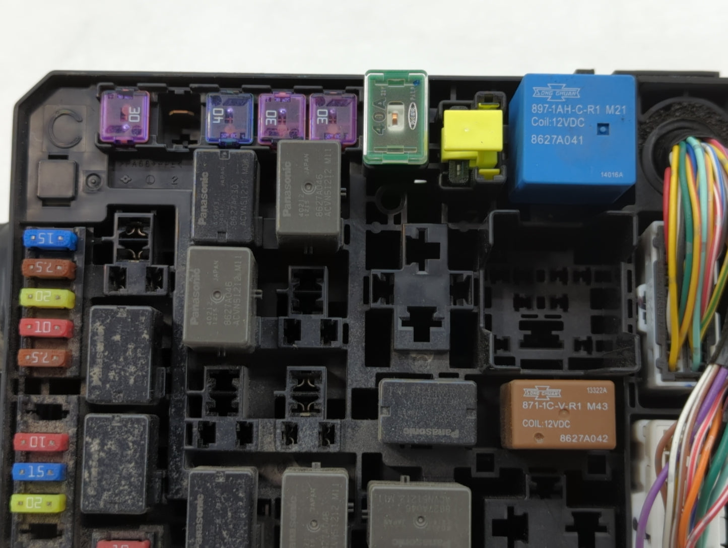 2012-2015 Mitsubishi Lancer Fusebox Fuse Box Panel Relay Module P/N:8565A268 Fits Fits 2012 2013 2014 2015 OEM Used Auto Par