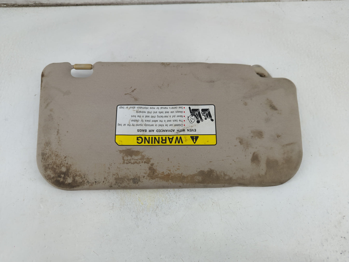 2014 Mitsubishi Mirage Sun Visor Shade Replacement Driver Left Mirror Fits OEM Used Auto Parts - Oemusedautoparts1.com