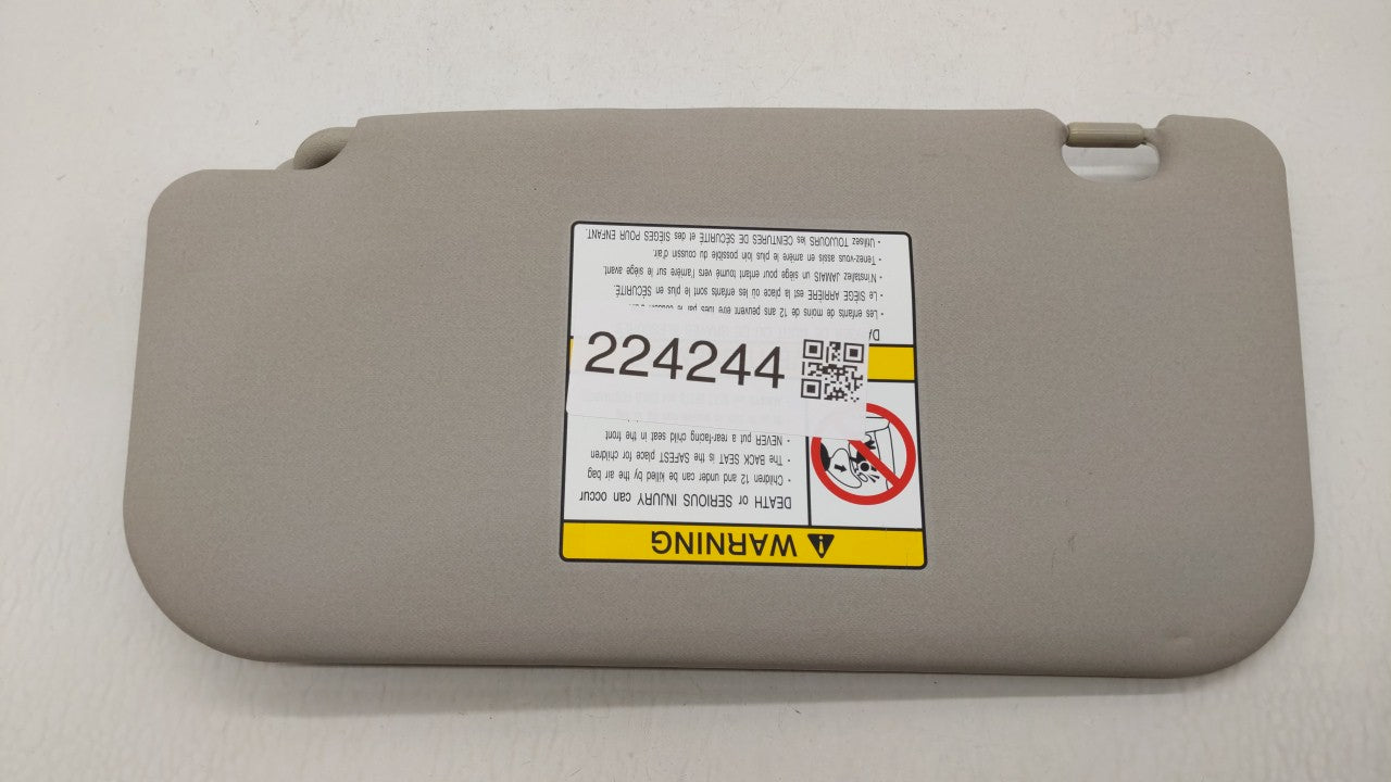 2014 Mitsubishi Mirage Sun Visor Shade Replacement Passenger Right Mirror Fits OEM Used Auto Parts - Oemusedautoparts1.com