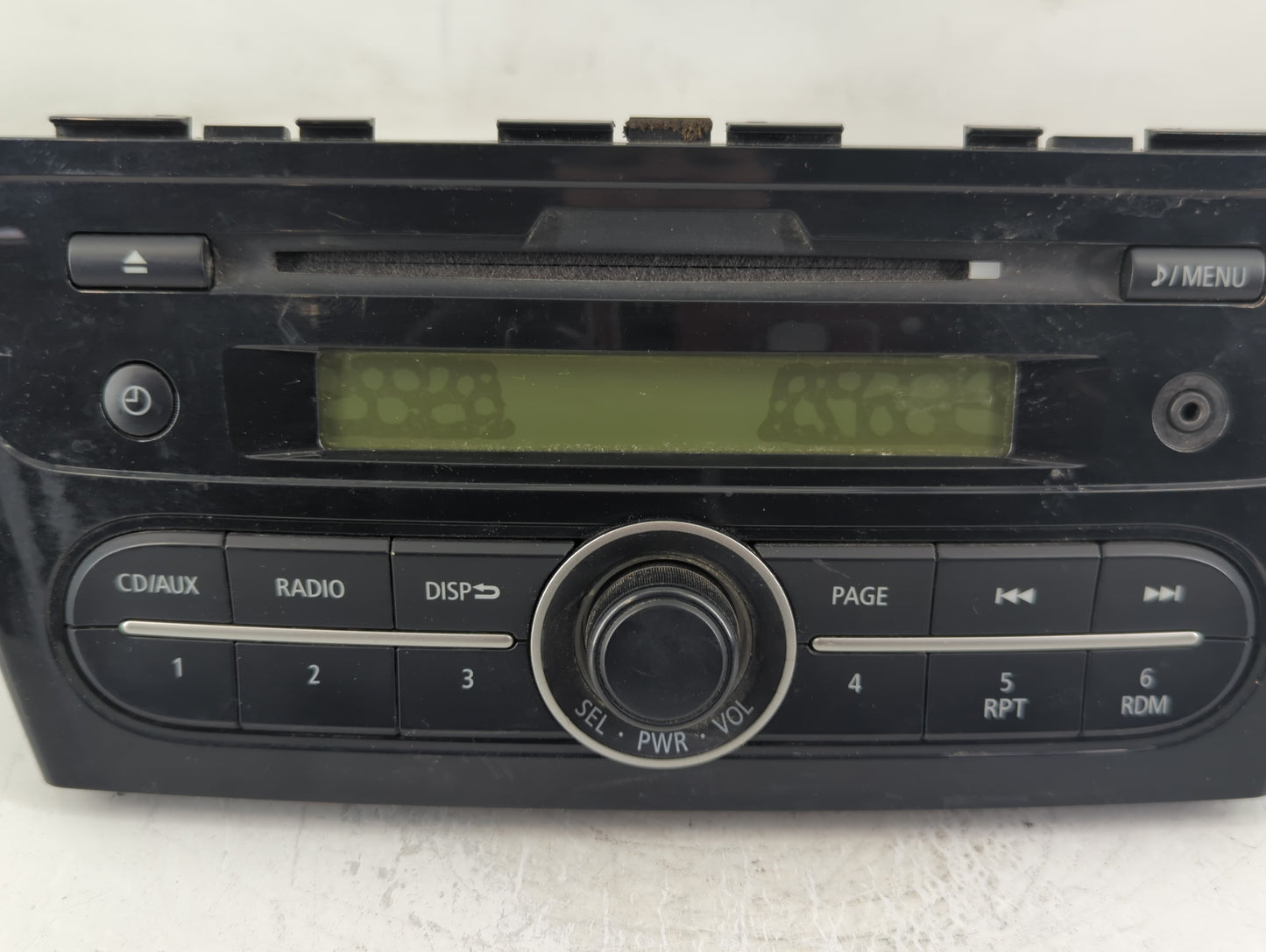 2014 Mitsubishi Mirage Radio AM FM Cd Player Receiver Replacement P/N:38077303 8701A368 Fits OEM Used Auto Parts - Oemusedau