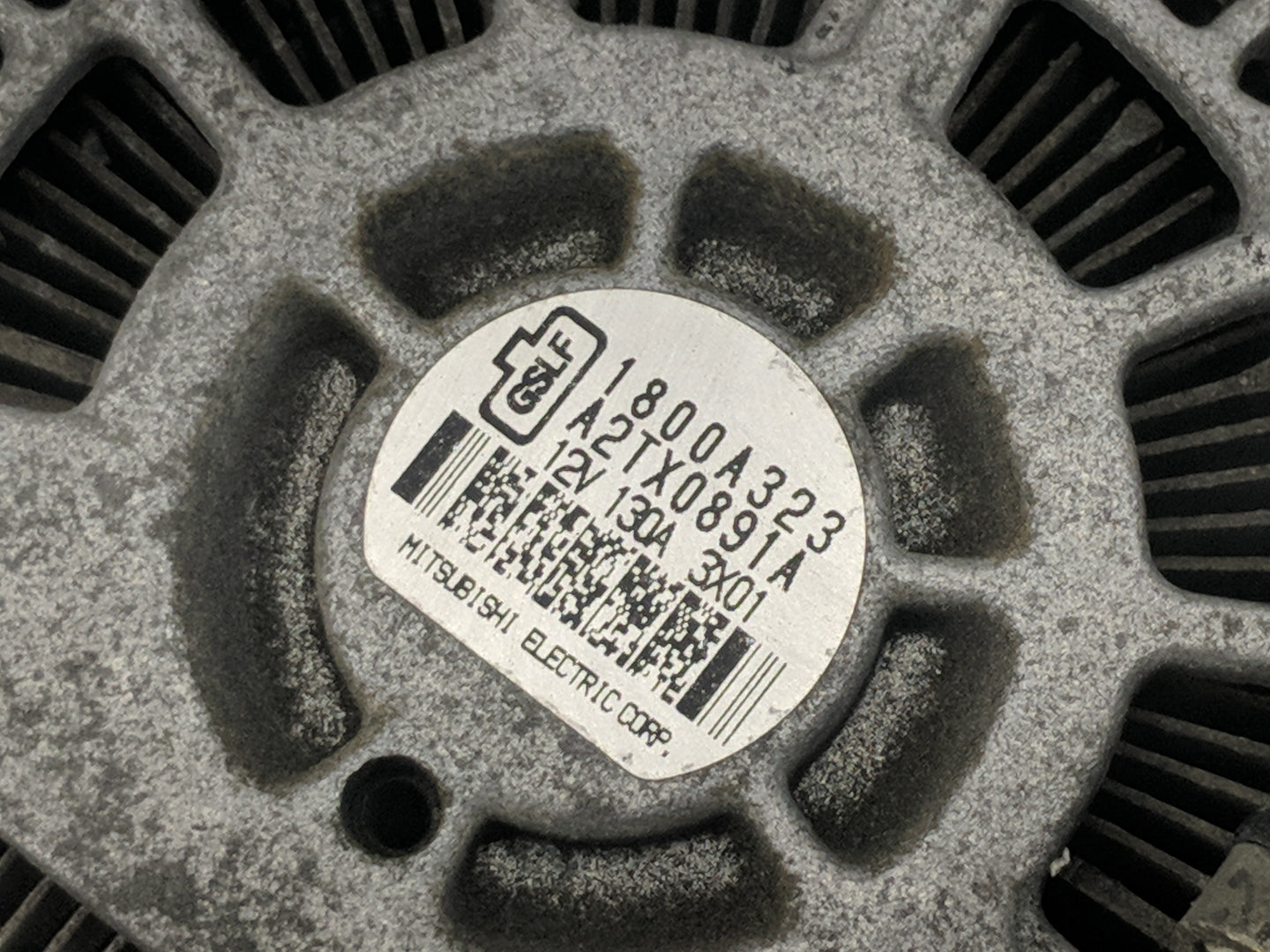 2011-2017 Mitsubishi Outlander Alternator Replacement Generator Charging Assembly Engine OEM P/N:A2TX0891A 1800A323 Fits OEM