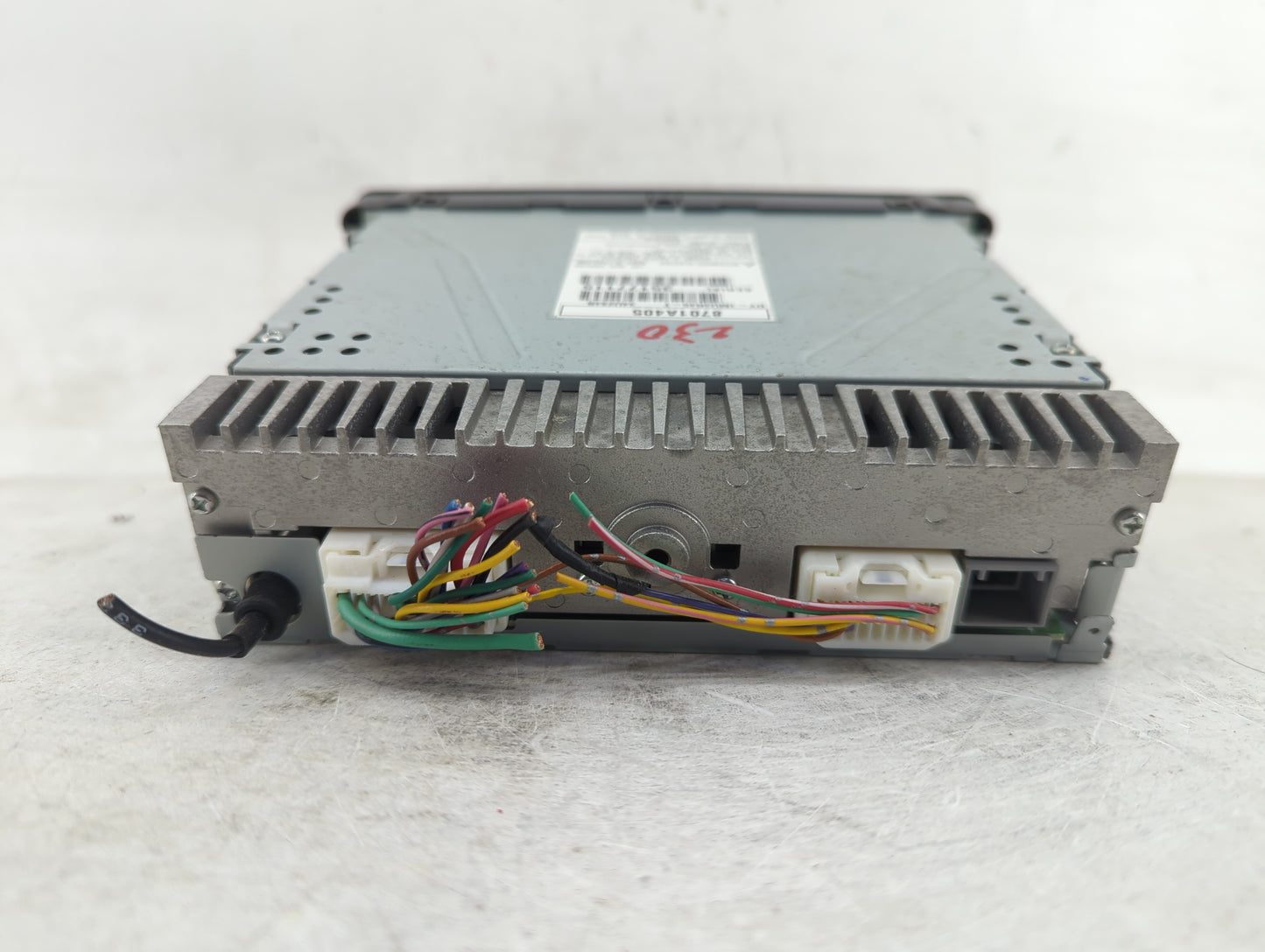 2014 Mitsubishi Outlander Radio AM FM Cd Player Receiver Replacement P/N:8701A405 Fits OEM Used Auto Parts - Oemusedautopart