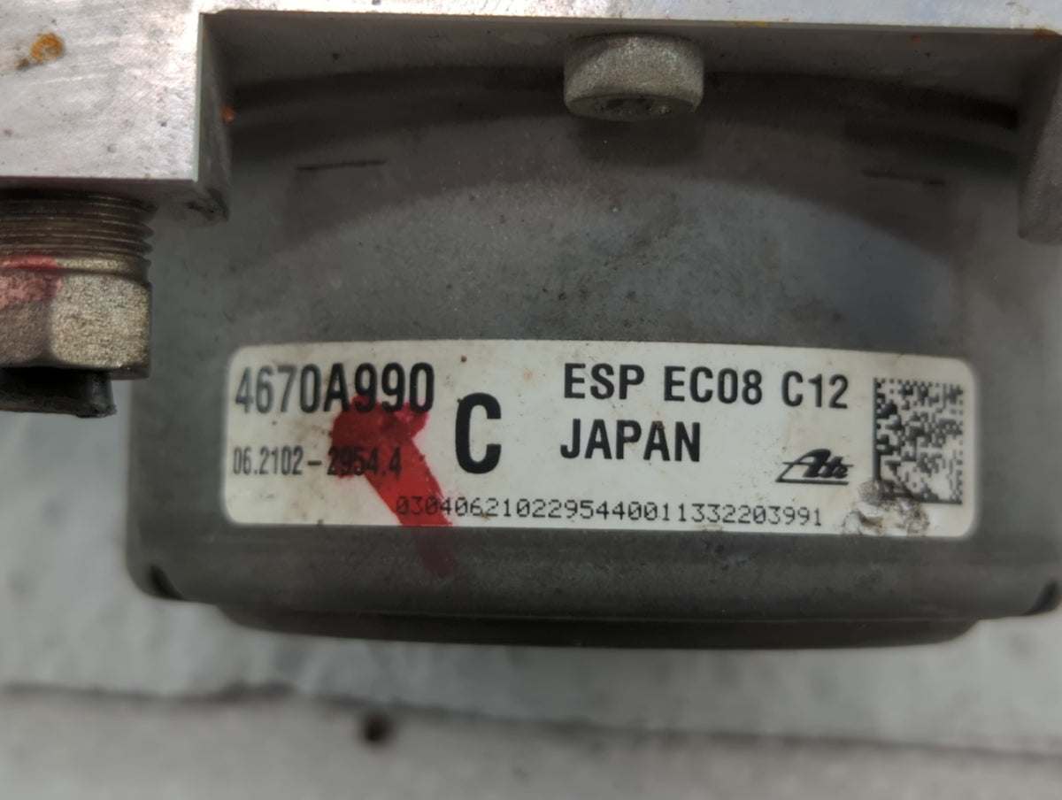 2014-2016 Mitsubishi Outlander Anti-Lock Brake ABS Pump Module Actuator OEM P/N:4670A990 4670A719 Fits Fits 2014 2015 2016 O