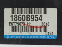 2014-2015 Mitsubishi Outlander PCM Engine Control Computer ECU ECM PCU OEM P/N:1860B954 1860B805 Fits Fits 2014 2015 OEM Use