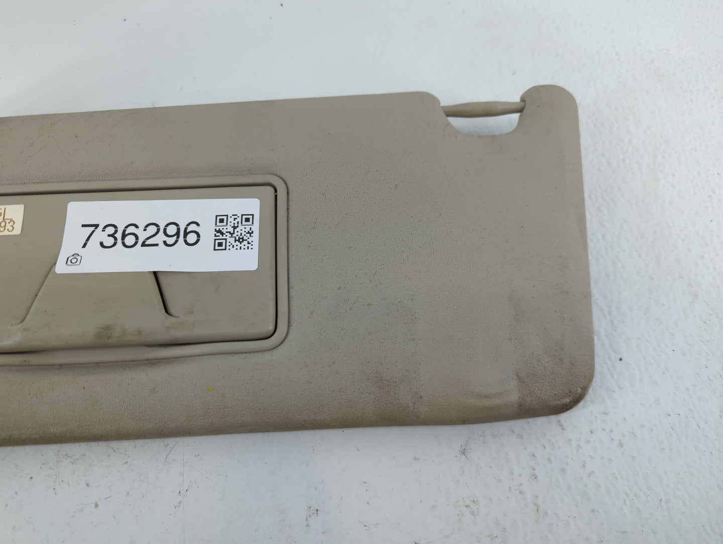 2014-2015 Mitsubishi Outlander Sun Visor Shade Replacement Passenger Right Mirror Fits Fits 2014 2015 OEM Used Auto Parts - 