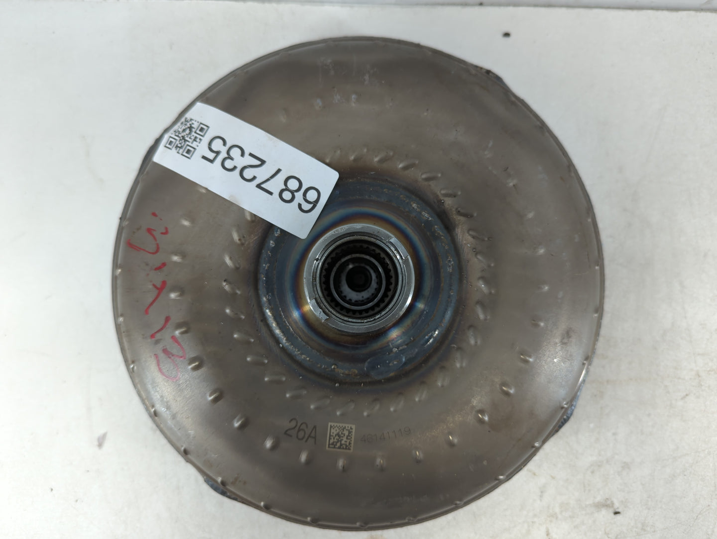 2014 Mitsubishi Outlander Sport Torque Converter Automatic Transmission OEM P/N:46141119 26A Fits OEM Used Auto Parts - Oemu