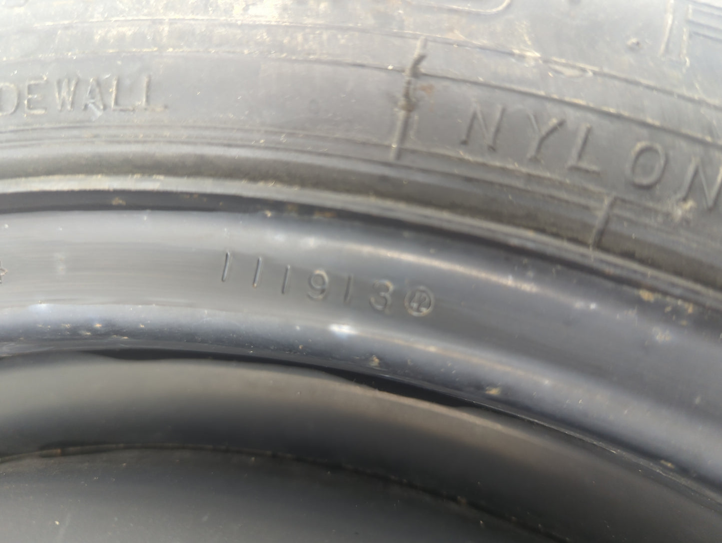 Mitsubishi Lancer Mitlan Spare Donut Tire Wheel Rim Oem - Oemusedautoparts1.com