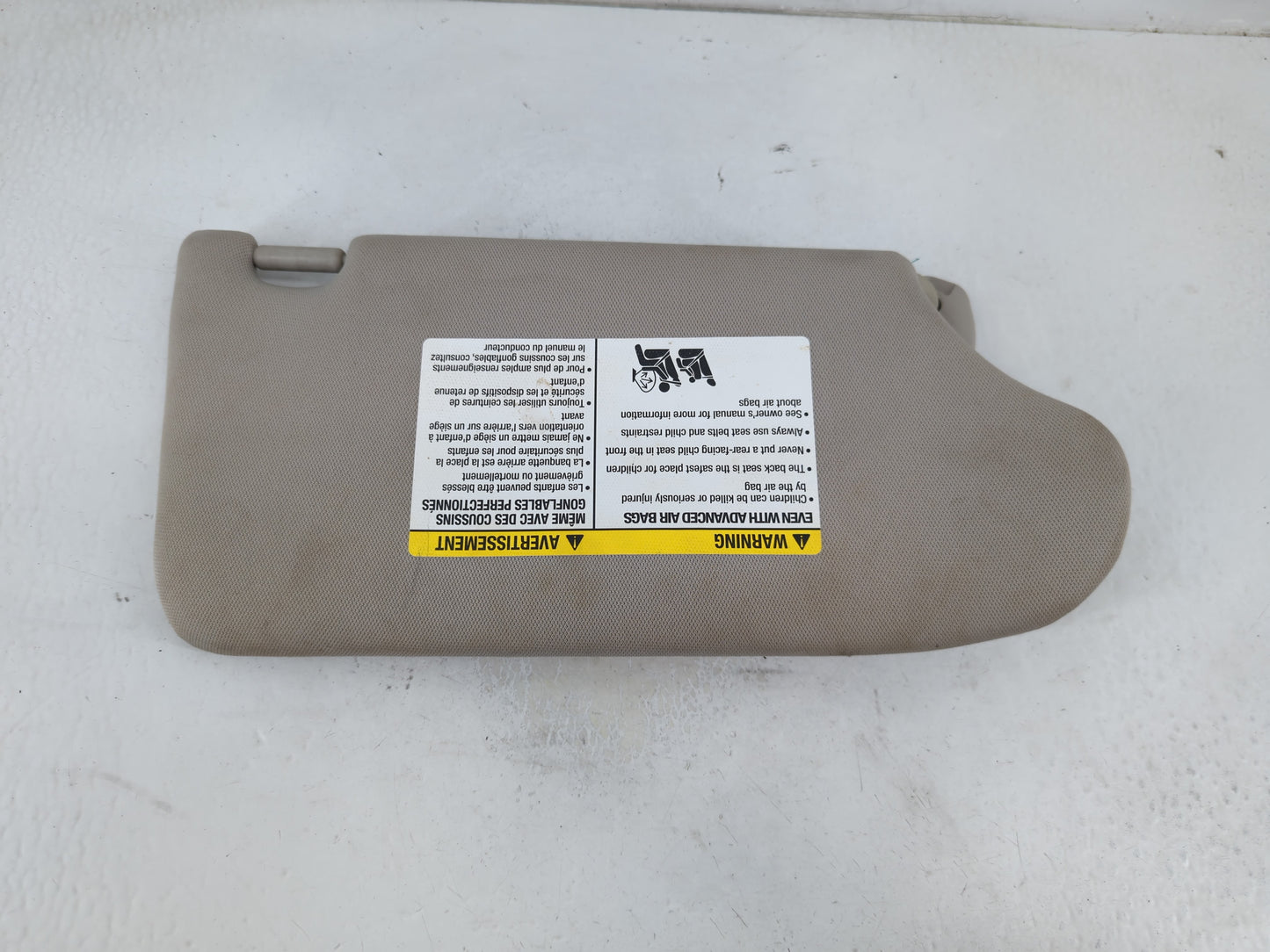 2013-2018 Nissan Altima Sun Visor Shade Replacement Passenger Right Mirror Fits Fits 2013 2014 2015 2016 2017 2018 OEM Used 