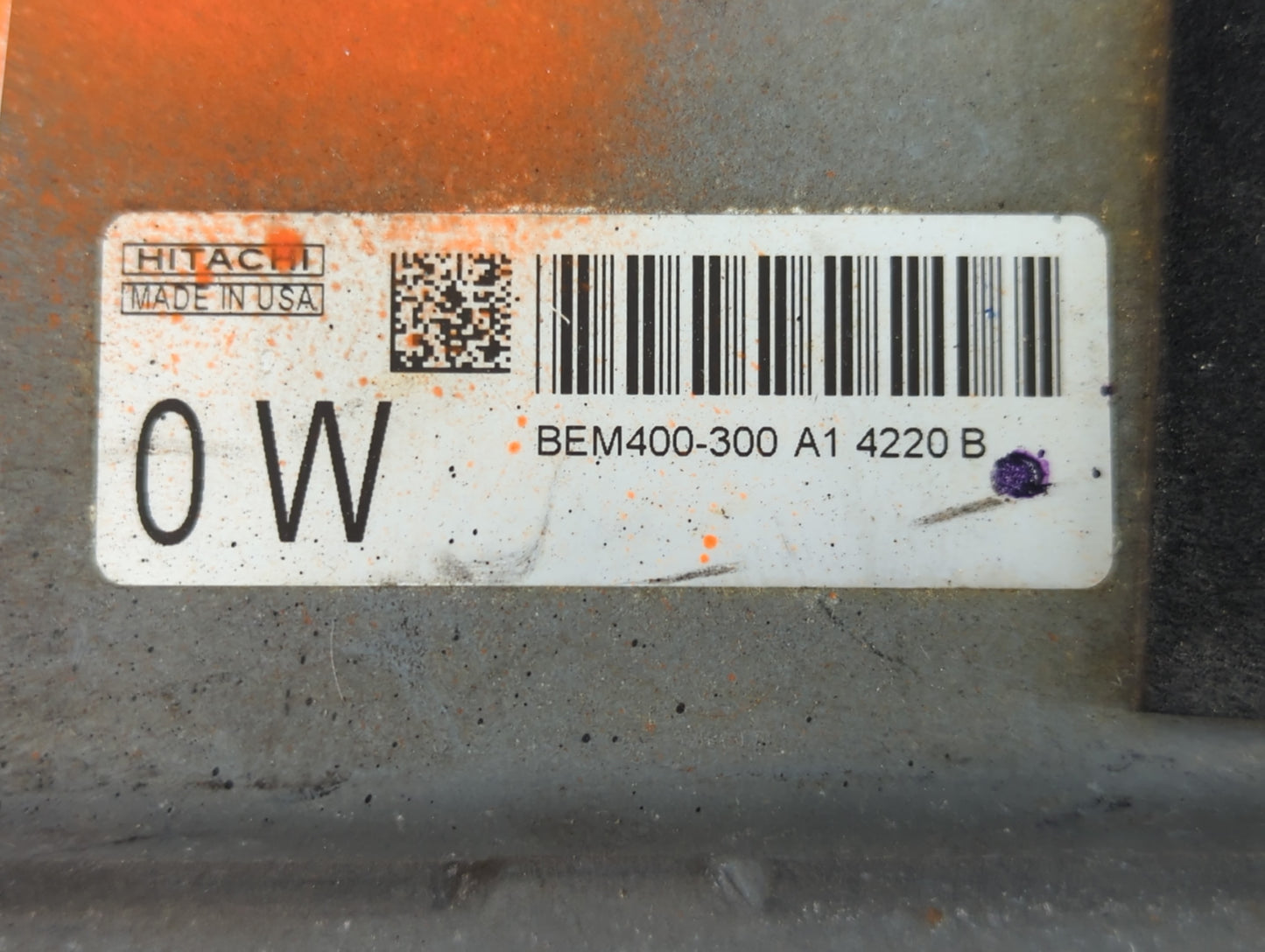2013-2014 Nissan Altima PCM Engine Control Computer ECU ECM PCU OEM P/N:BEM400-300 A1 Fits Fits 2013 2014 OEM Used Auto Part