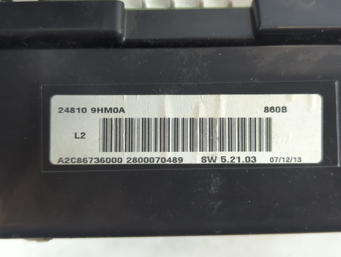 2014 Nissan Altima Instrument Cluster Speedometer Gauges P/N:24810 9HM0A 24810 9HP0A Fits OEM Used Auto Parts - Oemusedautop
