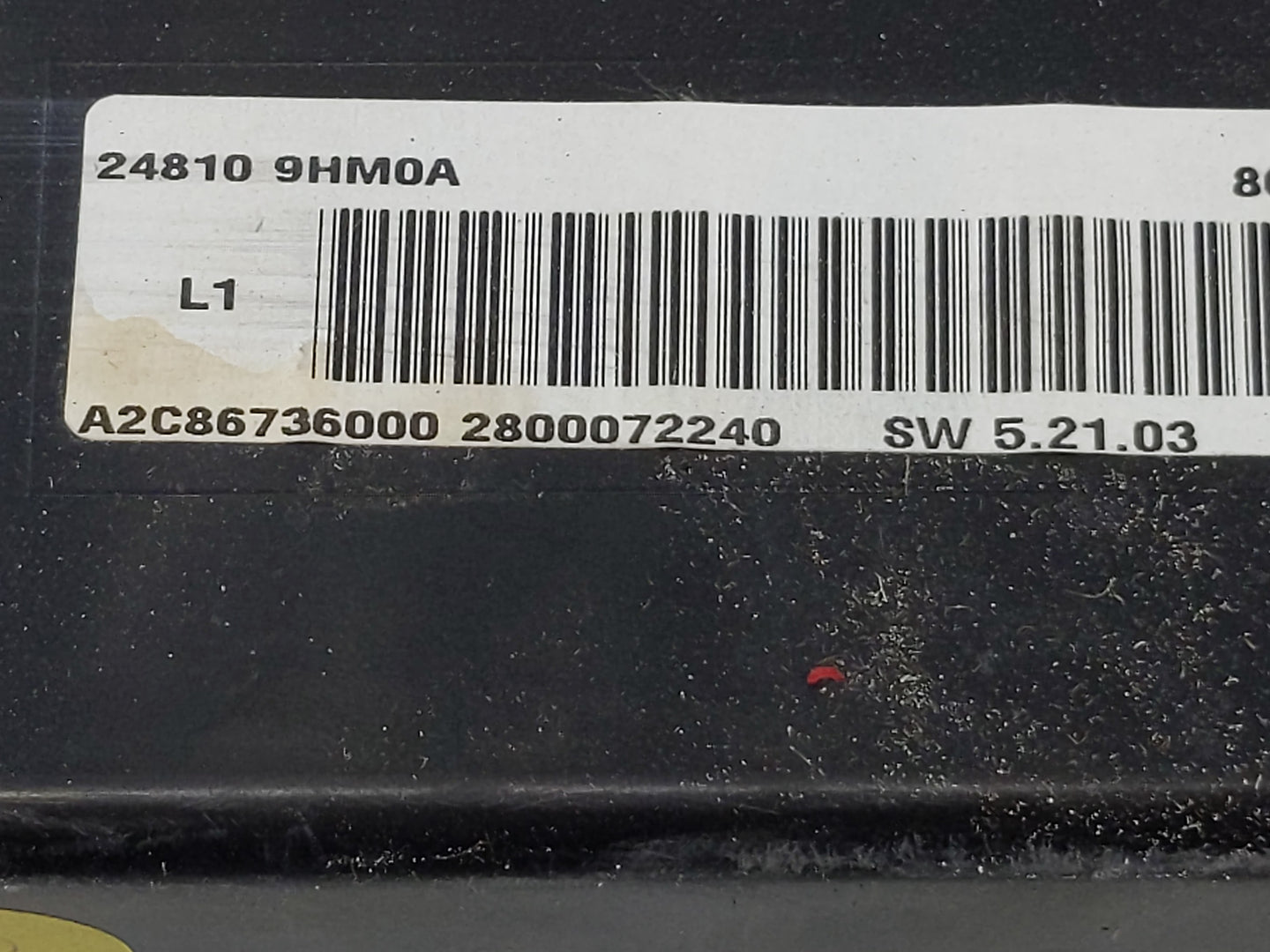 2014 Nissan Altima Instrument Cluster Speedometer Gauges P/N:24810 9HM0A Fits OEM Used Auto Parts - Oemusedautoparts1.com