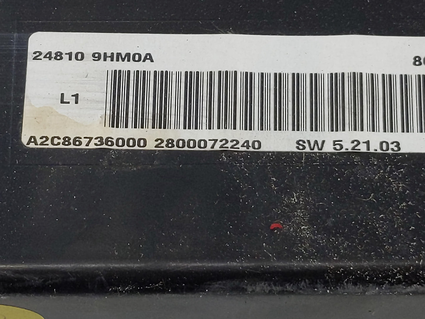 2014 Nissan Altima Instrument Cluster Speedometer Gauges P/N:24810 9HM0A Fits OEM Used Auto Parts - Oemusedautoparts1.com