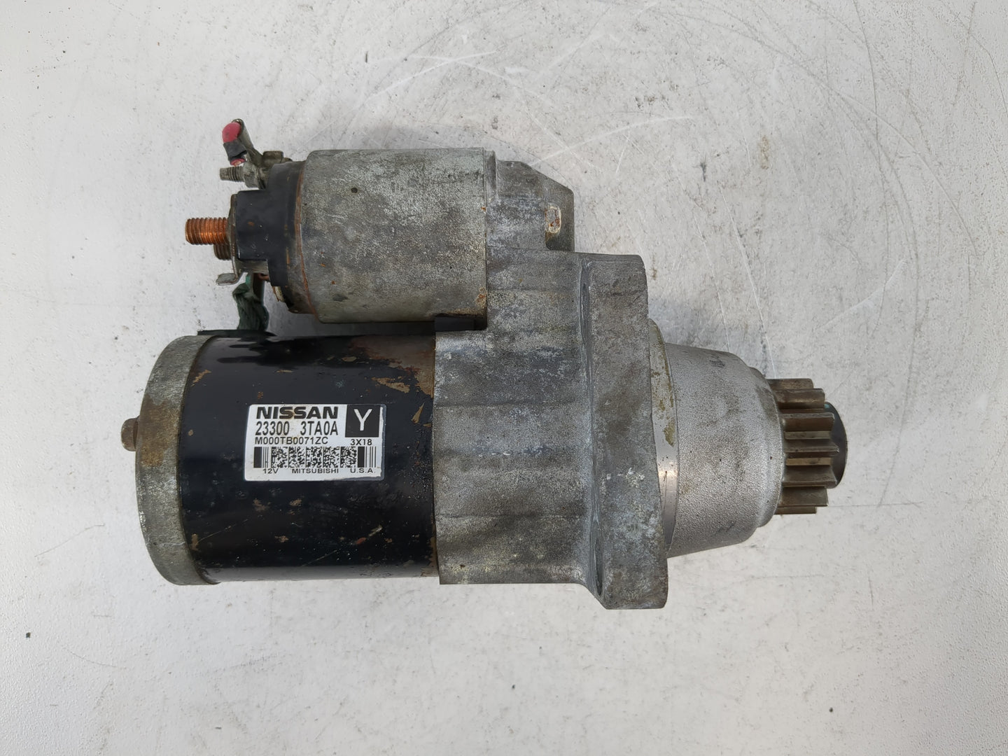 2013-2018 Nissan Altima Car Starter Motor Solenoid OEM P/N:23300 3TA0A Fits Fits 2013 2014 2015 2016 2017 2018 OEM Used Auto