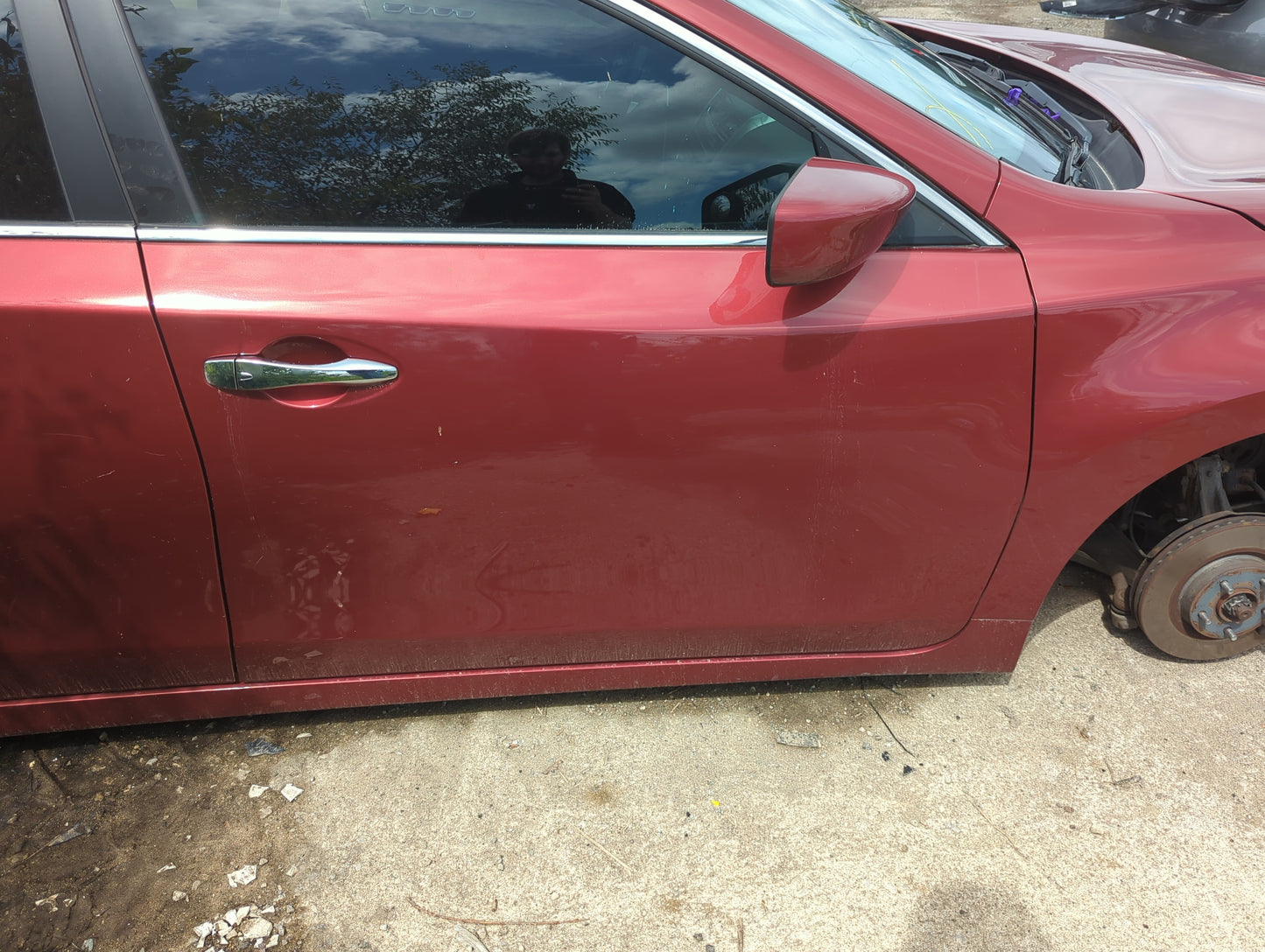 2013-2018 Nissan Altima Passenger Front Door Oem - Oemusedautoparts1.com