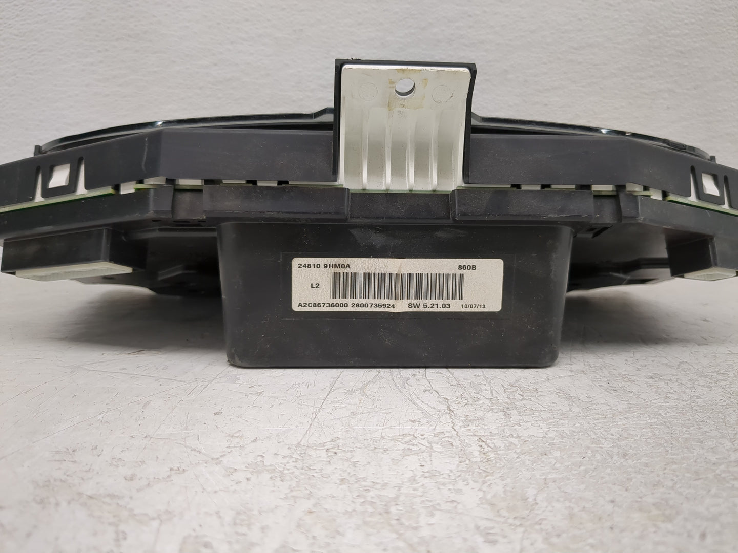 2014 Nissan Altima Instrument Cluster Speedometer Gauges P/N:24810 9HM0A Fits OEM Used Auto Parts - Oemusedautoparts1.com