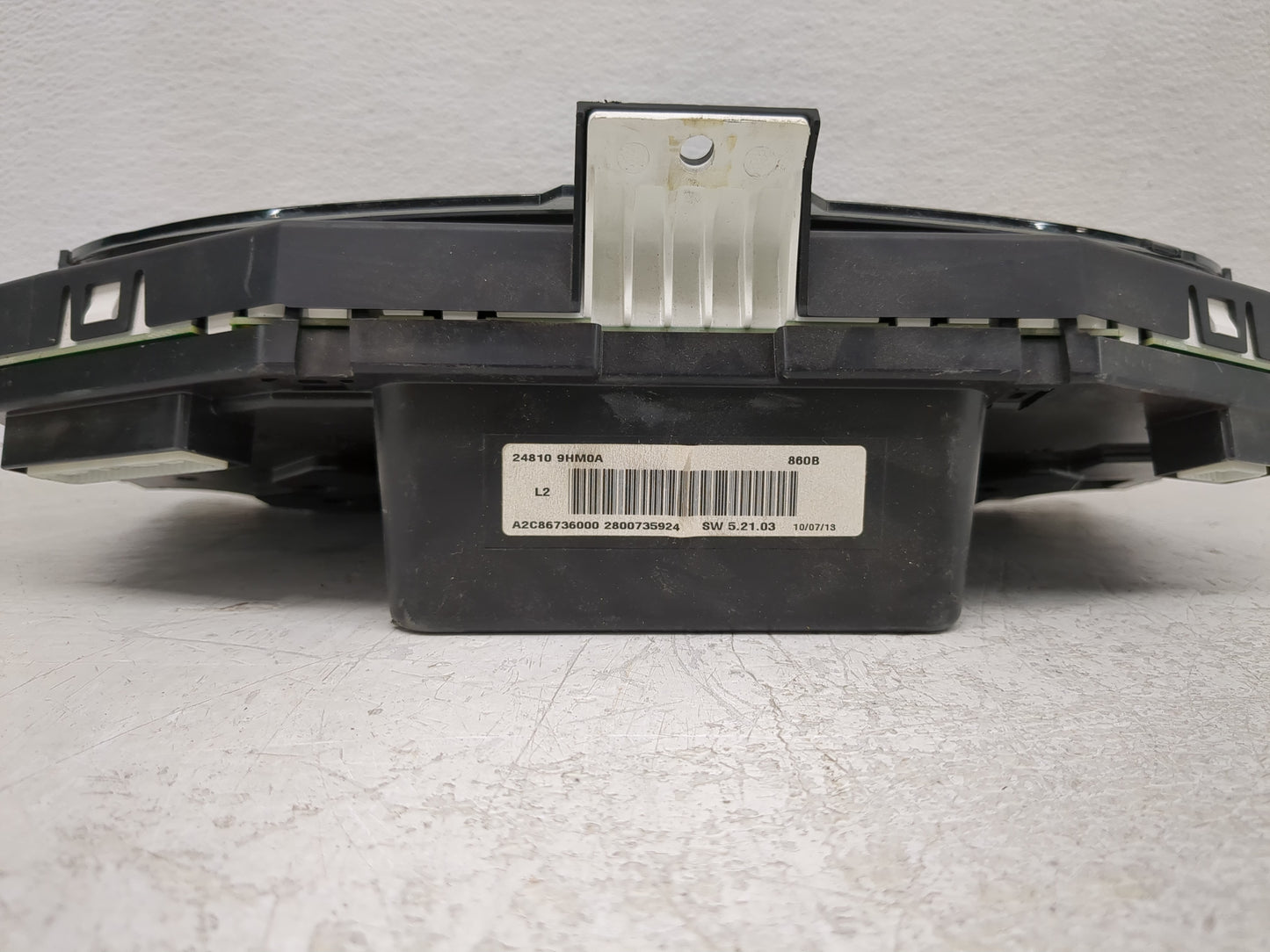 2014 Nissan Altima Instrument Cluster Speedometer Gauges P/N:24810 9HM0A Fits OEM Used Auto Parts - Oemusedautoparts1.com