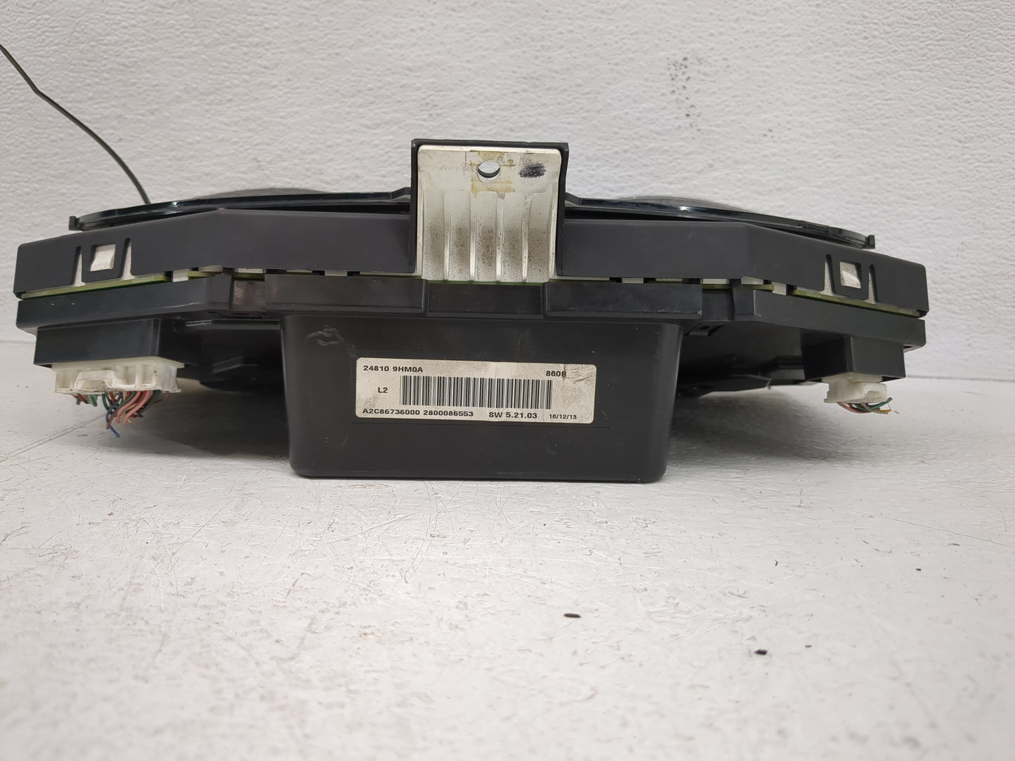 2014 Nissan Altima Instrument Cluster Speedometer Gauges P/N:24810 9HM0A Fits OEM Used Auto Parts - Oemusedautoparts1.com