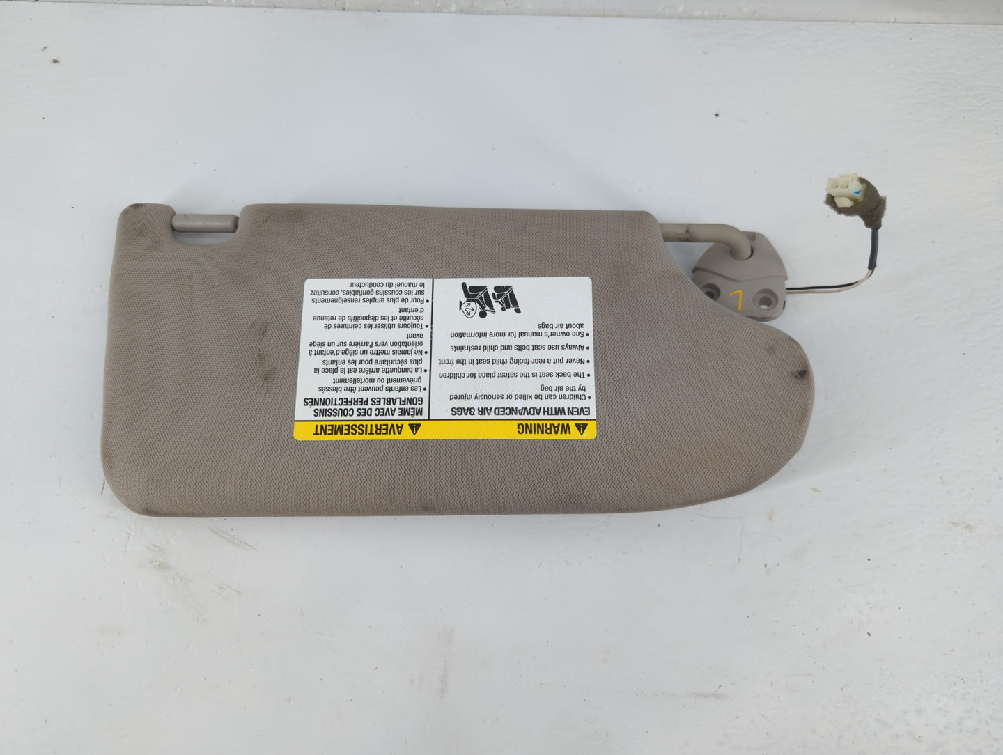 2013-2018 Nissan Altima Sun Visor Shade Replacement Driver Left Mirror Fits Fits 2013 2014 2015 2016 2017 2018 OEM Used Auto