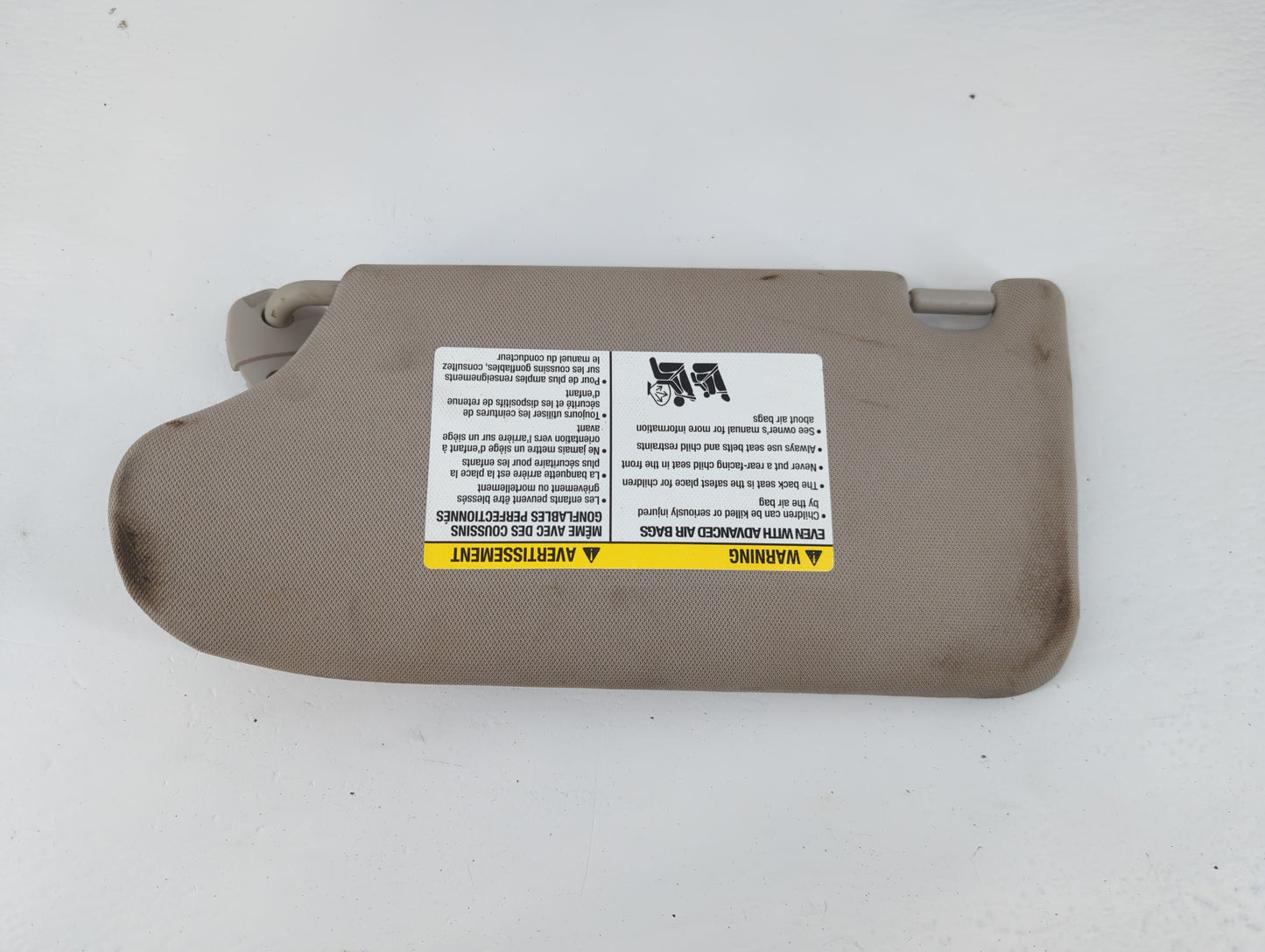 2013-2018 Nissan Altima Sun Visor Shade Replacement Passenger Right Mirror Fits Fits 2013 2014 2015 2016 2017 2018 OEM Used 